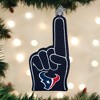 Old World Christmas Blown Glass Ornament for Christmas Tree, Houston Texans Foam Finger - 2 of 4