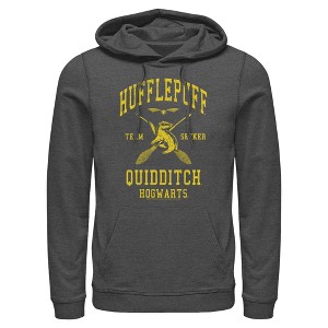 Men's Harry Potter Hufflepuff Quidditch Seeker Pull Over Hoodie - 1 of 4