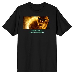 Matrix Reloaded Agent Smith Escapes Men's Black T-shirt - 1 of 1