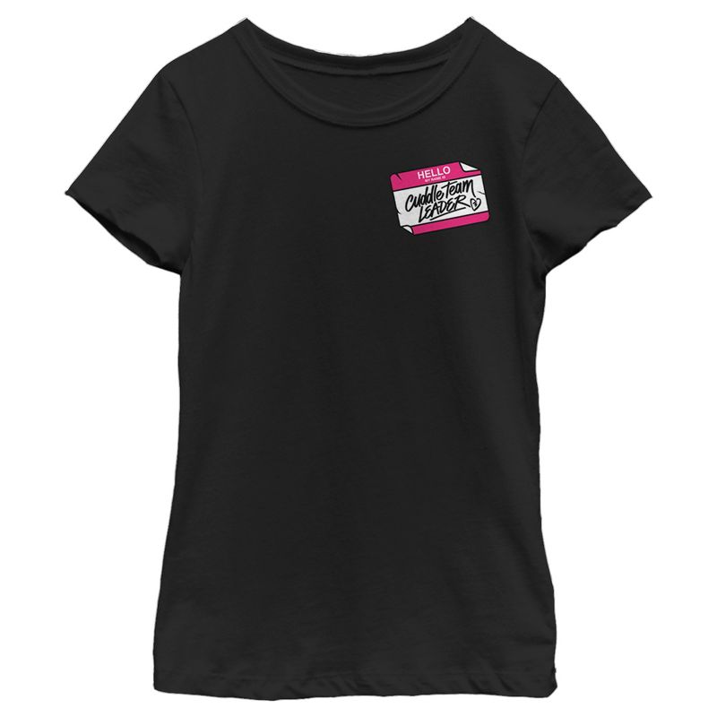 Girl's Fortnite Cuddle Name Tag T-Shirt, 1 of 5