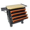 NicBex 4-Drawer Rolling Tool Chest Mobile Tool Cart with Wheels and Wood Top for Garage and Warehouse - 4 of 4
