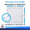 Filter King 17.25x35.25x2 Air Filter | 4-PACK | MERV 8 HVAC Pleated A/C Furnace Filters | MADE IN USA | Actual Size: 17.25 x 35.25 x 1.75" - 2 of 4