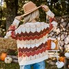 Women's Boho Chic Chevron Knit Sweater Trendy Fall Fashion Top - Cupshe - 3 of 4