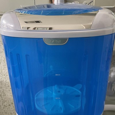 Costway 5.5lbs Portable Mini Compact Washing Machine Electric Laundry Spin  Washer Dryer 