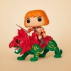 Funko POP! Ride: Deluxe Master's of the Universe - He-Man on Battle Cat (Flocked)(Target Exclusive) - image 3 of 3