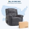 Power Lift Recliner Chair,Heat and Massage,Electric Lift Plush Recliner with Soft Padded Seat - 2 of 4