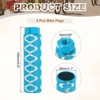 Unique Bargains Aluminum Alloy Anti-Skid BMX Mountain Cycling Fit 3/8 Inch Axles Rear Stunt Bike Pegs 4 Pcs - 2 of 3