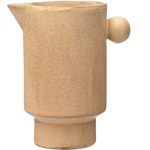 Storied Home Storied Home Modern Small Stoneware Pitcher or Vase - 1 of 4