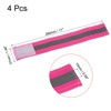 Unique Bargains Reflective Bands for Arm Wrist Ankle Leg 14x1.5 Inch Strip Wide Green 4 Pack - 2 of 4