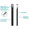 Monoprice Cat5e Ethernet Patch Cable - 1 Feet - Black | Network Internet Cord - RJ45, Stranded, 350Mhz, UTP, Pure Bare Copper Wire, 24AWG - Zeroboot - 3 of 4