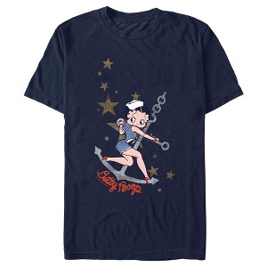 Men's Betty Boop Sailor Betty T-Shirt - 1 of 4