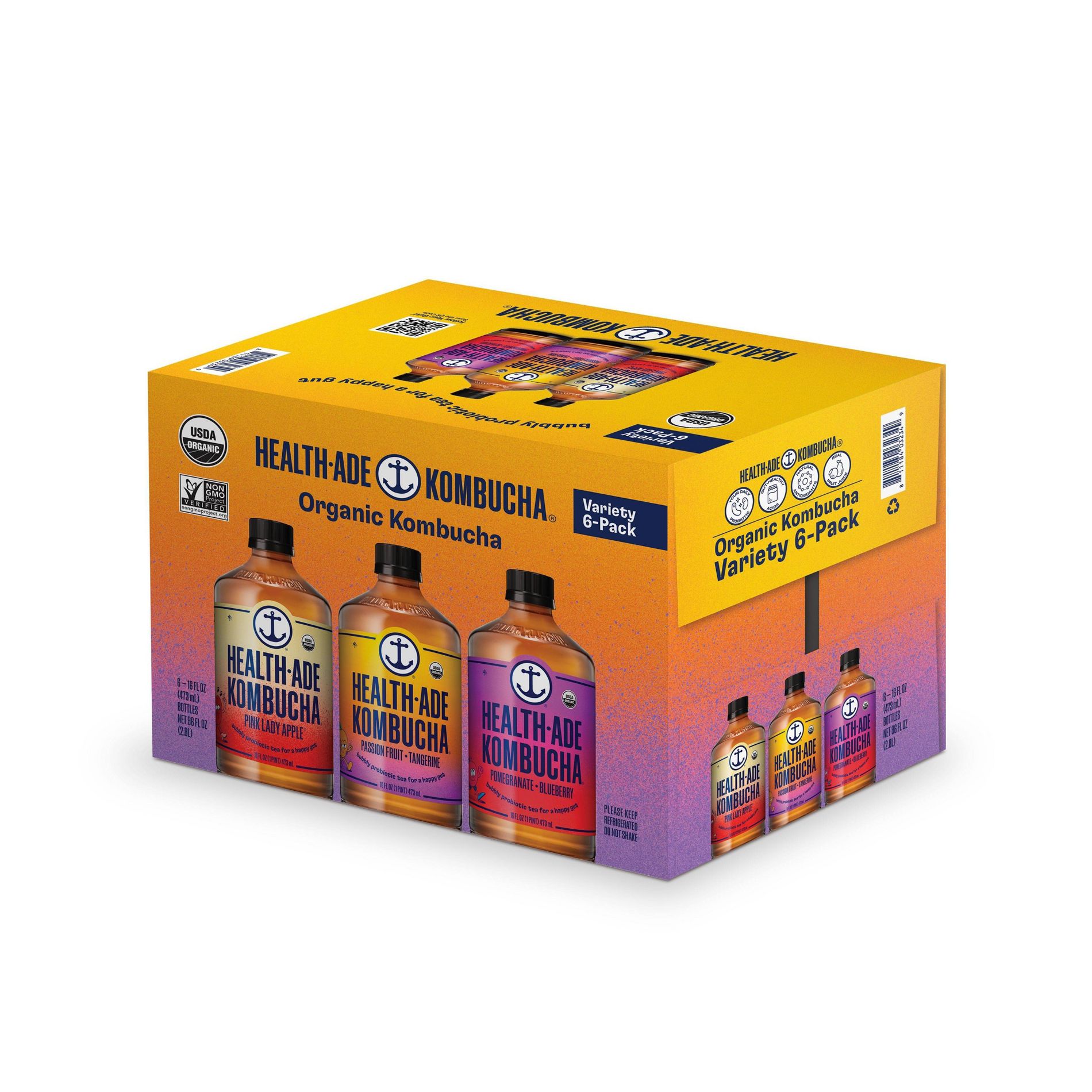 Health Ade Variety Pack - 96 fl oz/6pk