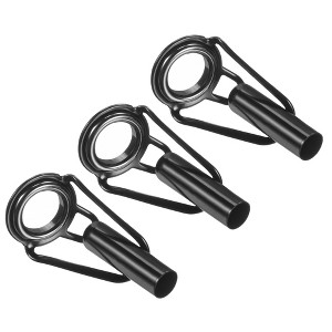 Unique Bargains Tube Dia Fishing Rod Tips Repair Kit Stainless Steel Ring Guide - 1 of 4