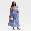 Women's Smocked Tube Top - Universal Thread™ - 3 of 3