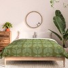 Deny Designs King Schatzi Brown Danni Boho Olive Comforter and Pillow Sham Green - 3 of 4
