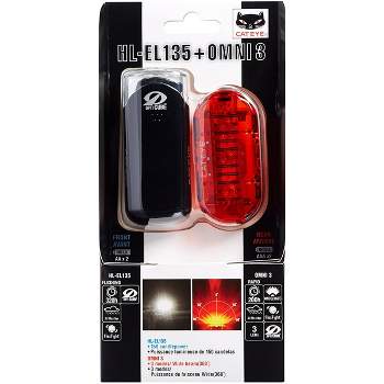 CatEye Omni 3 Cycling Safety Light Set - HL-EL135 and TL-LD135-R