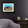 Trademark Fine Art - James McLoughlin Barn Scene X Matted Framed Art - 2 of 4