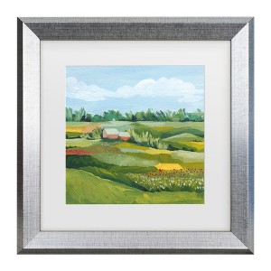 Trademark Fine Art - Grace Popp  Idyllic Valley I Matted Framed Art - 1 of 4