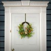 16" Artificial Spring Wreath with Bunny, Carrots and Berries Red - National Tree Company - 2 of 3