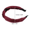 Unique Bargains Satin Knot Headband Hairband for Women 1.2 Inch Wide 1Pcs - 4 of 4