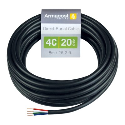 Armacost Lighting 4C 20AWG Direct Burial Cable Light Accessory