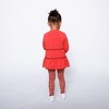 Mixed Up Clothing Girls Tiered Tunic and Legging Set - Red Multicolor - 2 of 4