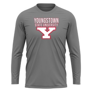 Men's Youngstown State University Adult Sport Long Sleeve Shirt Primary Logo - 1 of 4