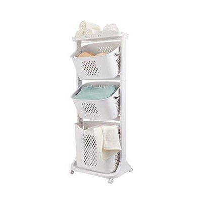 Apex Vanguards 3 Multi-Layer Rolling Laundry Basket