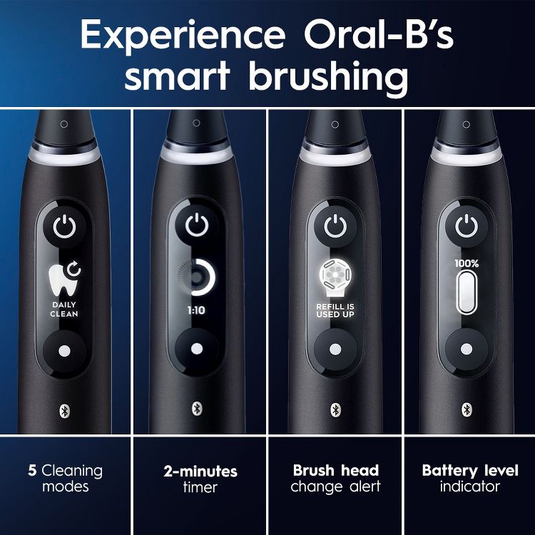 Oral-B iO6 Black Electric Toothbrush, 6 of 11