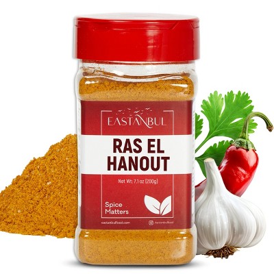 Eastanbul Ras El Hanout Spice, Ras El Hanout Moroccan Spice Blend, 7.1oz