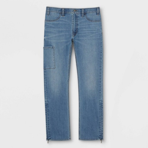 Industrial Indigo Washed Skinny Stretch Jean - Men's Jeans in Light Wash