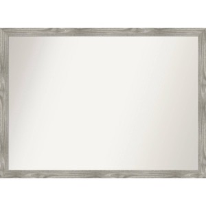 41" x 30" Non-Beveled Dove Square Bathroom Wall Mirror Gray Wash - Amanti Art: Polystyrene Frame, Wall Mounted - 1 of 4