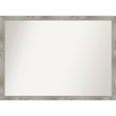 Amanti Art Amanti Art Non-Beveled Wood Bathroom Wall Mirror (30 x 30 in.),  Carlisle Espresso Frame in the Mirrors department at