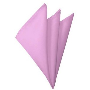 TheDapperTie - Men's Solid Color 10 Inch x 10 Inch Pocket Squares Handkerchief - 1 of 3