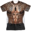 Men's Aquaman Movie Aquaman Tattoos (Front Back Print) Short Sleeve Costume T-Shirt - 2 of 4