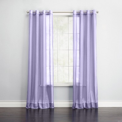 BrylaneHome BH Studio Sheer Voile Grommet Panel