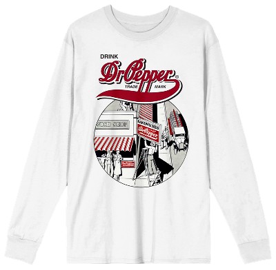 Dr Pepper Vintage Glass Bottle Men's White T-shirt-large : Target