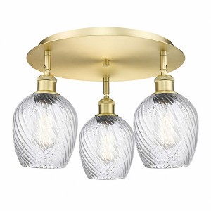 Salina - 3 Light Flush Mount In Industrial Style-9.5 Inches Tall and 16.75 Inches Wide - 1 of 1
