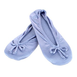 Isotoner Women's Satin Classic Ballerina Slippers - 1 of 4