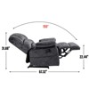 ChicFurnit Living Room Chair Arm Chair Accent Chair Manual Recliner Oversized Plush Comfort Seating Chair for Living Room, 38.5"*41"*42" - 4 of 4