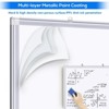 Maxtek Magnetic Dry Erase Board Aluminum Frame: Wall Mount Whiteboard for Office & Presentation - 4 of 4