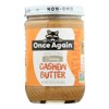 Once Again Natural Unsweetened Creamy Cashew Butter - Case of 6/16 oz - image 2 of 4