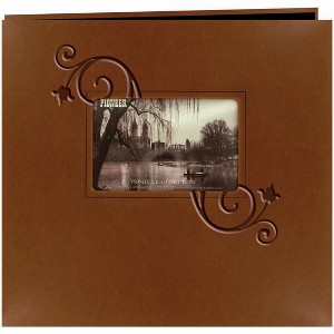 Pioneer Embossed Leatherette Post Bound Album 12"X12" - 1 of 1
