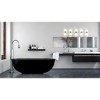 Artemis 10-Light Vanity Light - Modern Steel Fixture with Opal Glass Shades, Damp Rated - 4 of 4