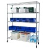 Karl Home 59.06in. W Steel Shelving Unit with Wheels - 3 of 4