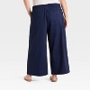Women's High-Rise Wide Leg Cropped Drawstring Pants - Ava & Viv™ - 2 of 3
