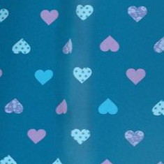 deep teal hearts