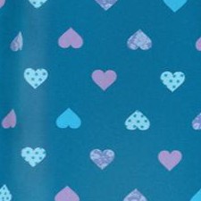deep teal hearts