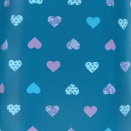 deep teal hearts