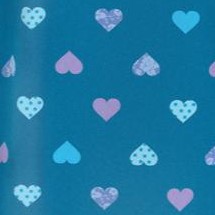 deep teal hearts